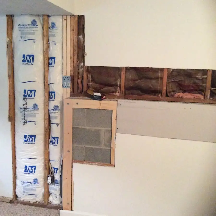 Wall insulation replacement during Odor Removal & Deodorization in Norridge